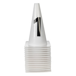 Pilares de pista HKM Sauter Hobby Horsing Branco