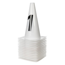 Pilares de pista HKM Sauter Hobby Horsing Branco