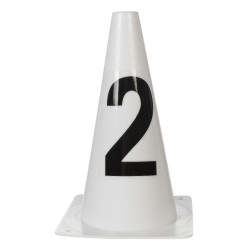 Pilares de pista HKM Sauter Hobby Horsing Branco