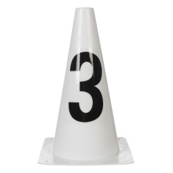 Pilares de pista HKM Sauter Hobby Horsing Branco