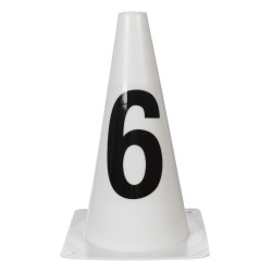 Pilares de pista HKM Sauter Hobby Horsing Branco