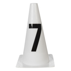 Pilares de pista HKM Sauter Hobby Horsing Branco