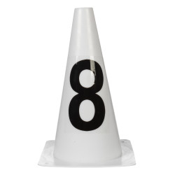 Pilares de pista HKM Sauter Hobby Horsing Branco