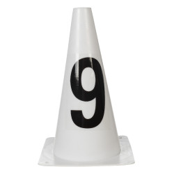 Pilares de pista HKM Sauter Hobby Horsing Branco