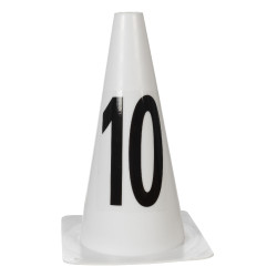 Pilares de pista HKM Sauter Hobby Horsing Branco