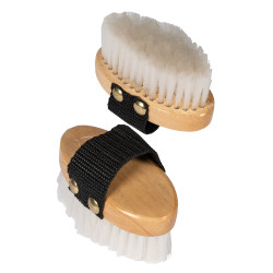 Conjunto de escovagem HKM em madeira Hobby Horsing Natural