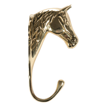 Suporte HKM para cabeça de cavalo em latão Suporte HKM para cabeça de cavalo em latão