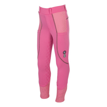 Legging HKM Claire fundo 1/1 em silicone Rosa Legging HKM Claire fundo 1/1 em silicone Rosa