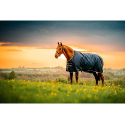 Capa Horseware Amigo Ripstop 900D Pônei Turnout 100g Marine witney Azul-marinho