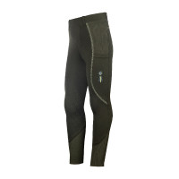 Legging HKM Claire fundo 1/1 em silicone Cinza verde