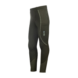 Legging HKM Claire fundo 1/1 em silicone Cinza verde Legging HKM Claire fundo 1/1 em silicone Cinza verde