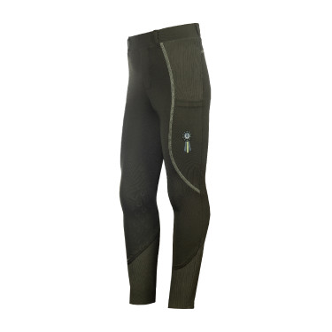 Legging HKM Claire fundo 1/1 em silicone Cinza verde Legging HKM Claire fundo 1/1 em silicone Cinza verde