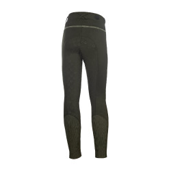 Legging HKM Claire fundo 1/1 em silicone Cinza verde Legging HKM Claire fundo 1/1 em silicone Cinza verde