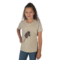 T-Shirt HKM Hobby Horsing Rainbow Bege
