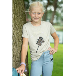 T-Shirt HKM Hobby Horsing Rainbow Bege
