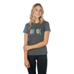 Camiseta HKM Mirror Cinza verde