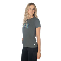 Camiseta HKM Mirror Cinza verde