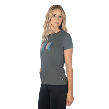 Camiseta HKM Mirror Cinza verde
