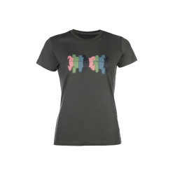Camiseta HKM Mirror Cinza verde