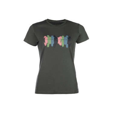 Camiseta HKM Mirror Cinza verde