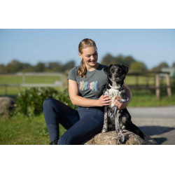 Camiseta HKM Mirror Cinza verde