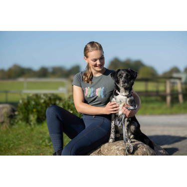 Camiseta HKM Mirror Cinza verde