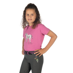 Camiseta HKM Sparkle Rosa Camiseta HKM Sparkle Rosa