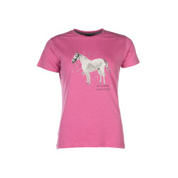 Camiseta HKM Sparkle Rosa Camiseta HKM Sparkle Rosa