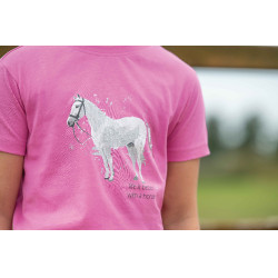 Camiseta HKM Sparkle Rosa Camiseta HKM Sparkle Rosa