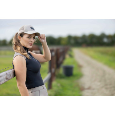 Top funcional HKM Amalfi Preto / taupe