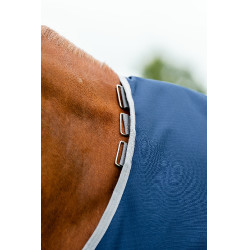Capa Horseware Amigo Ripstop 900D Turnout 100g Marinho / cinza titânio Azul-marinho