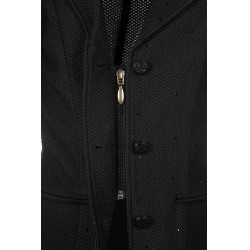 Casaco de competição HKM Crystal Kids Preto Casaco de competição HKM Crystal Kids Preto