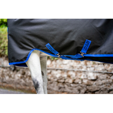 Capa Horseware Amigo Ripstop 900D Turnout 200g Preto / azul clássico Capa Horseware Amigo Ripstop 900D Turnout 200g Preto / azul clássico