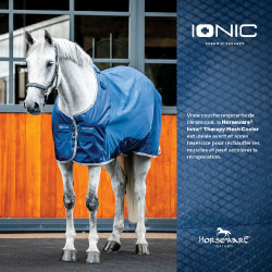 Capa Horseware Ionic Therapy Mesh Cooler Bleu imperial / argent /Marine Azul Capa Horseware Ionic Therapy Mesh Cooler Bleu imperial / argent /Marine Azul