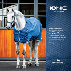 Capa Horseware Ionic Therapy Mesh Cooler Bleu imperial / argent /Marine Azul Capa Horseware Ionic Therapy Mesh Cooler Bleu imperial / argent /Marine Azul
