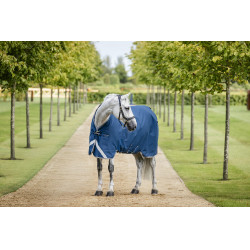 Capa Horseware Ionic Therapy Turnout 100g Bleu imperial / argent /Marine Azul Capa Horseware Ionic Therapy Turnout 100g Bleu imperial / argent /Marine Azul