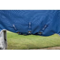 Capa Horseware Ionic Therapy Turnout 100g Bleu imperial / argent /Marine Azul Capa Horseware Ionic Therapy Turnout 100g Bleu imperial / argent /Marine Azul