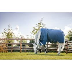 Capa Horseware Ionic Therapy Turnout 100g Bleu imperial / argent /Marine Azul Capa Horseware Ionic Therapy Turnout 100g Bleu imperial / argent /Marine Azul