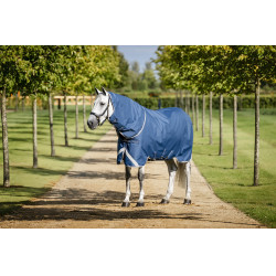 Capa Horseware Ionic Therapy Turnout 100g Bleu imperial / argent /Marine Azul Capa Horseware Ionic Therapy Turnout 100g Bleu imperial / argent /Marine Azul