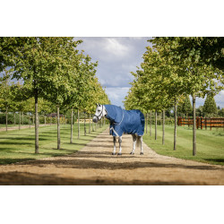 Capa Horseware Ionic Therapy Turnout 100g Bleu imperial / argent /Marine Azul Capa Horseware Ionic Therapy Turnout 100g Bleu imperial / argent /Marine Azul