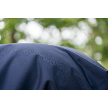 Capa Horseware Rambo 1680D Turnout 50g Marinho / tempestade / cinza prateado Azul-marinho