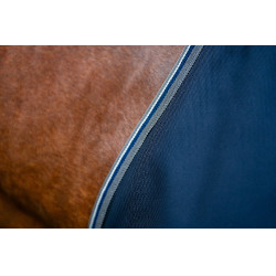 Capa Horseware Rambo 1680D Turnout 50g Marinho / tempestade / cinza prateado Azul-marinho