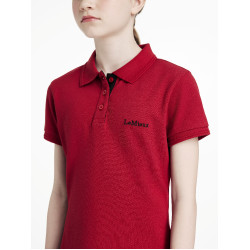 Polo LeMieux Young Rider Clássico Chilli Vermelho Polo LeMieux Young Rider Clássico Chilli Vermelho