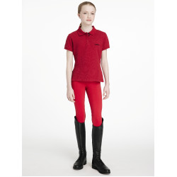 Polo LeMieux Young Rider Clássico Chilli Vermelho Polo LeMieux Young Rider Clássico Chilli Vermelho