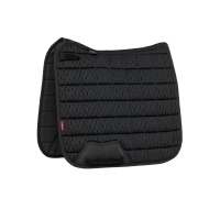 Almofada de sela LeMieux Square de dressage Self-Cool 3D Preto