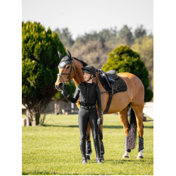 Sela LeMieux Square de Eurojump Self-Cool 3D Preto Sela LeMieux Square de Eurojump Self-Cool 3D Preto