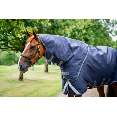 Capa Horseware Rambo Duo Ripstop Plus Turnout Bundle (100g + 100g + 200g) Marinho / tempestade / cinza prateado Azul-marinho