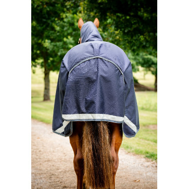 Capa Horseware Rambo Duo Ripstop Plus Turnout Bundle (100g + 100g + 200g) Marinho / tempestade / cinza prateado Azul-marinho