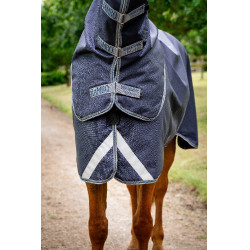 Capa Horseware Rambo Duo Ripstop Plus Turnout Bundle (100g + 100g + 200g) Marinho / tempestade / cinza prateado Azul-marinho