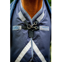 Capa Horseware Rambo Duo Ripstop Plus Turnout Bundle (100g + 100g + 200g) Marinho / tempestade / cinza prateado Azul-marinho